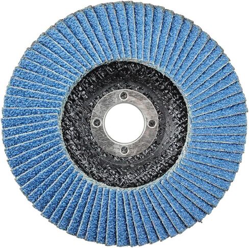 BHA 4 Inch Zirconia Abrasive Flap Discs Angle Grinder Wheels for Deburring, Blending, Rust Removal, Grinding Metal or Sanding Wood, 4" x 5/8" - 10 Pack (40 Grit) in Saudi Arabia