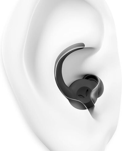 Star-Man Soft Ear Plugs for Noise Reduction, Reusable Earplugs in Flexible Silicone for Sleep, Noise Sensitivity(2 Pairs Meteorite Black) in Saudi Arabia