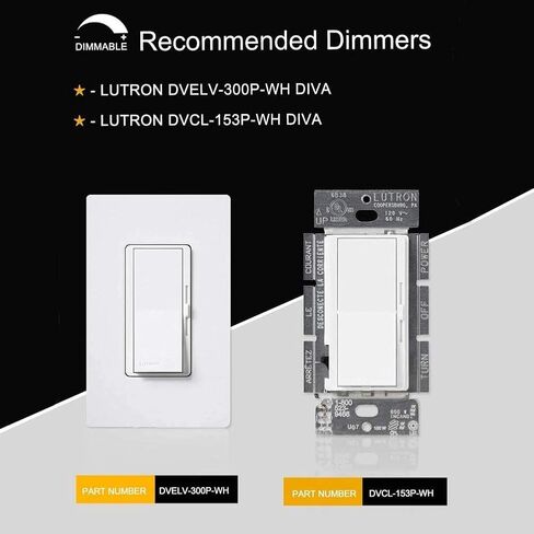 مصابيح T10 LED ضوء النهار الأبيض 4000K LED لمبات إضاءة إديسون أنبوبية 6 وات لمبات أنبوبية قابلة للتعتيم 60 وات مكافئة، لمبة المصباح الأساسية E26 لخزانة عرض الخزانة وما إلى ذلك، 6 عبوات. مصابيح نهاية، حزمة من 6 in Kuwait