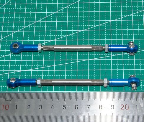 Front Toe Links Compatible with 1/7 Traxxas UDR Unlimited Desert Racer 8547A 8547R 8547X Adjustable Steering Links Tie Rods Metal Upgrade Parts(Blue) in Saudi Arabia
