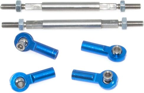 Front Toe Links Compatible with 1/7 Traxxas UDR Unlimited Desert Racer 8547A 8547R 8547X Adjustable Steering Links Tie Rods Metal Upgrade Parts(Blue) in Saudi Arabia