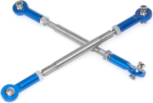 Front Toe Links Compatible with 1/7 Traxxas UDR Unlimited Desert Racer 8547A 8547R 8547X Adjustable Steering Links Tie Rods Metal Upgrade Parts(Blue) in Saudi Arabia