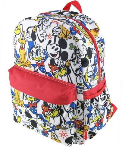 حقيبة ظهر فاخرة بطباعة كاملة من ميكي آند فريندز مقاس 16 بوصة مع حجرة للكمبيوتر المحمول in Kuwait