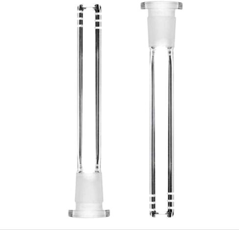 Glass Tube Clear Test Tube Down Stem for Science and Lab Experiments with 1 Cleanning Brushes （2pcs）, 10CM in Kuwait