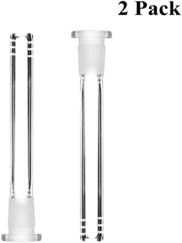 Glass Tube Clear Test Tube Down Stem for Science and Lab Experiments with 1 Cleanning Brushes （2pcs）, 10CM in Kuwait
