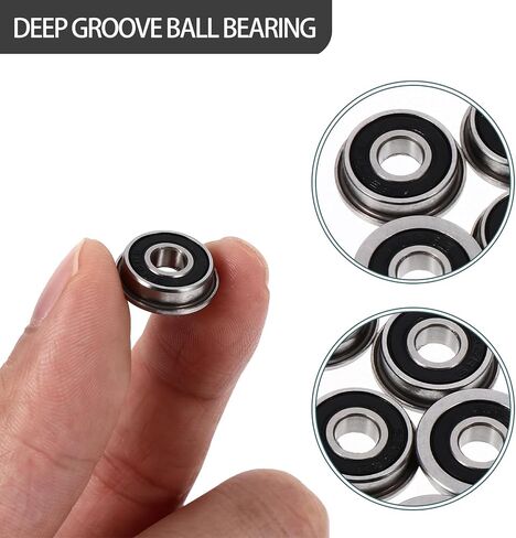Ball Bearings, Double Shielded Bearings Deep Groove Bearing F695-2rs Small Ball Bearing for Skateboard Low Medium Motor 30pcs in Saudi Arabia