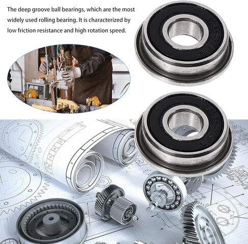 Ball Bearings, Double Shielded Bearings Deep Groove Bearing F695-2rs Small Ball Bearing for Skateboard Low Medium Motor 30pcs in Saudi Arabia