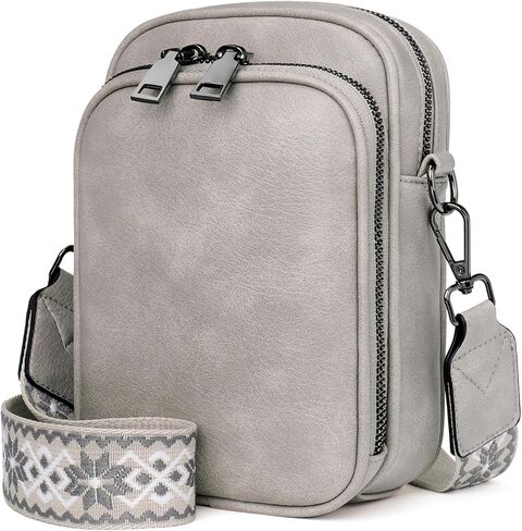 Small Crossbody Bags for Women Trendy,Vegan Leather Cell Phone Purse Crossbody Handbag Purse with Built in Wallet in Saudi Arabia