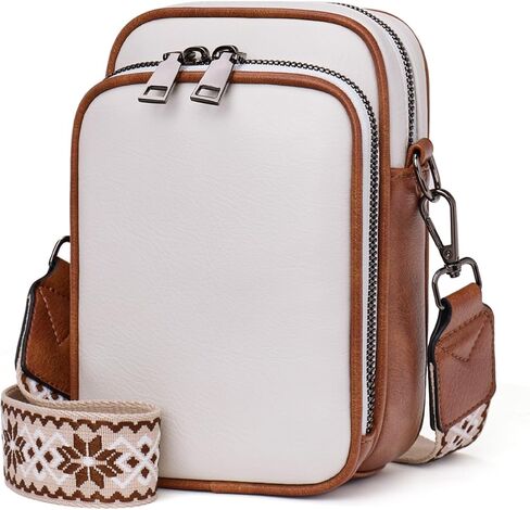 Small Crossbody Bags for Women Trendy,Vegan Leather Cell Phone Purse Crossbody Handbag Purse with Built in Wallet in Saudi Arabia