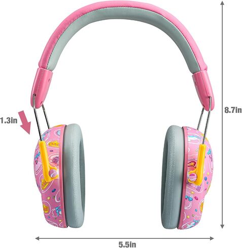 PandaEar Kids Ear Protection Noise Cancelling HeadPhones, NRR 28dB Hearing Protection Earmuffs for Autism, Children, Toddler in Saudi Arabia
