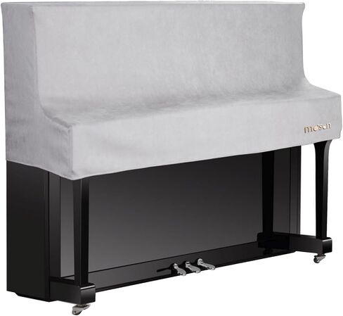 Protect Your Piano with High-Quality Mooson Upright Piano Cover - Piano Keyboard Cover, Piano Cover Cloth, Piano Dust Cover All Included! (Blank) in Kuwait
