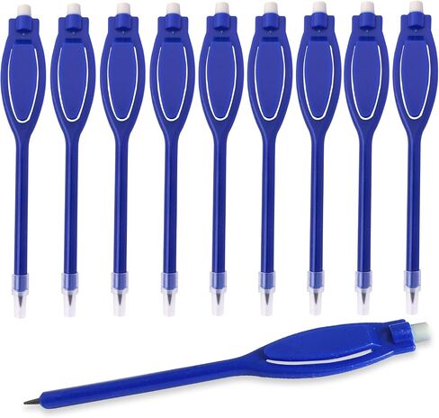 plastic golf pencils with eraser clips 25 50 pcs scoring pencils for golf events,wedding, company meetings Children's drawing (Black 25pcs) in Saudi Arabia