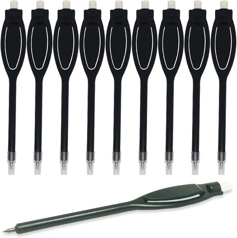 plastic golf pencils with eraser clips 25 50 pcs scoring pencils for golf events,wedding, company meetings Children's drawing (Black 25pcs) in Saudi Arabia