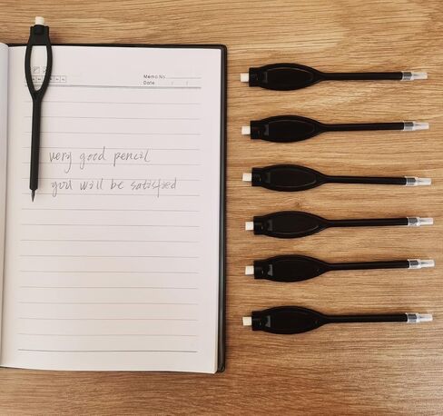 plastic golf pencils with eraser clips 25 50 pcs scoring pencils for golf events,wedding, company meetings Children's drawing (Black 25pcs) in Saudi Arabia
