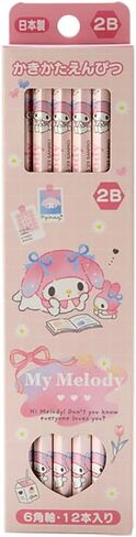 Sanrio 566179 Cinnamoroll Pencil Pack, 2B, Cinnamoroll, 0.3 x 0.3 x 6.9 inches (0.8 x 0.8 x 17.6 cm), Kids Learning Stationery, Character in Saudi Arabia