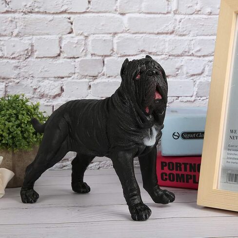 VBESTLIFE Dog Statue, Kid Educational Neapolitan Mastiff Model Simulation Miniature Animal Home Decor in Saudi Arabia