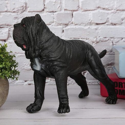VBESTLIFE Dog Statue, Kid Educational Neapolitan Mastiff Model Simulation Miniature Animal Home Decor in Saudi Arabia