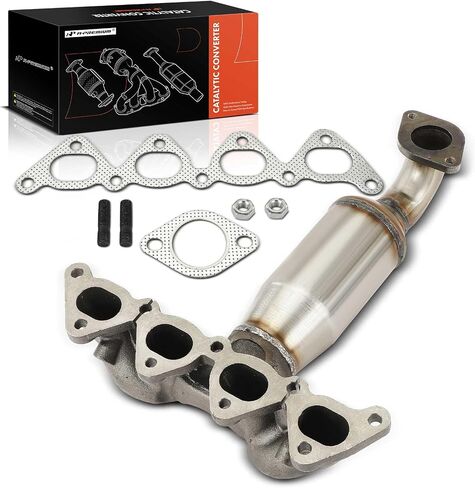 طقم المحول الحفاز لمشعب العادم الممتاز A-Premium متوافق مباشرة مع Hyundai Elantra 2004-2006/2008-2012 وKia Spectra 2004-2009، Spectra5 2005-2009، 2.0L، متوافق مع EPA in Saudi Arabia