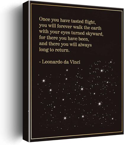Inspirational Pilot Quote Wall Art Decor Canvas Painting Framed Canvas Artwork Print Poster 12"x15" Decoration for Home Flight Attendant Gifts in Saudi Arabia