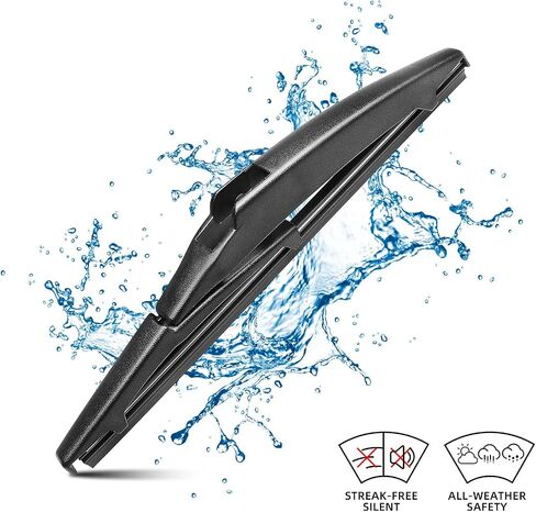 Rear Wiper Blade, HOSONIC 8A Rear Windshield Wiper Blade, Original Equipment Replacement All-season Rear Wiper 8 Inch, Double Service Life (Pack of 2) in Saudi Arabia