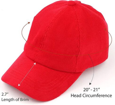 C.C Exclusives Corduroy Criss-Cross Ponytail Hat Baseball Cap (BT-937) in Saudi Arabia
