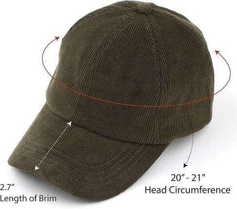 C.C Exclusives Corduroy Criss-Cross Ponytail Hat Baseball Cap (BT-937) in Saudi Arabia