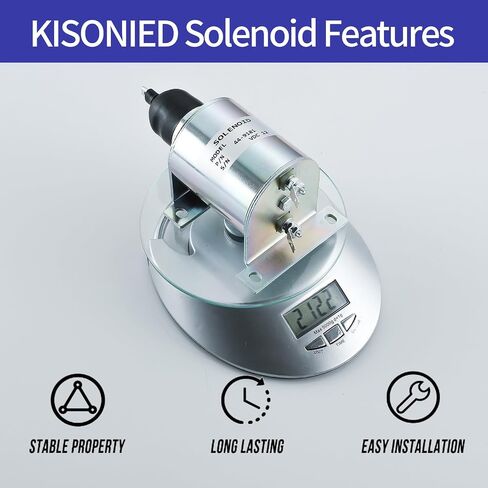 44-9181 Fuel Shut Off Solenoid 41-1566 MPN0457 4109D06G04 11-8518 Replacement for Thermo King SB SLX SL TS MD Series Engine SL100 SL200 SL300 TS200 TS300 TS500 SB190 SB200 SB210 Yanmar YK266 12VDC in Saudi Arabia