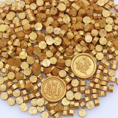 Black Wax Seal Beads 720pcs, Andotopee Premium Sealing Wax Beads for Wax Seal Stamp, Affordable Wax Seal Pellets 0.55lb Refill Pack for Wax Seal Kit, Wedding Invitation, Envelope Seal, Crafts in Kuwait