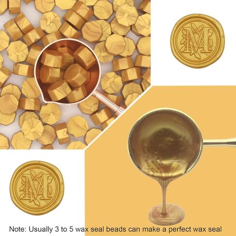 Black Wax Seal Beads 720pcs, Andotopee Premium Sealing Wax Beads for Wax Seal Stamp, Affordable Wax Seal Pellets 0.55lb Refill Pack for Wax Seal Kit, Wedding Invitation, Envelope Seal, Crafts in Kuwait