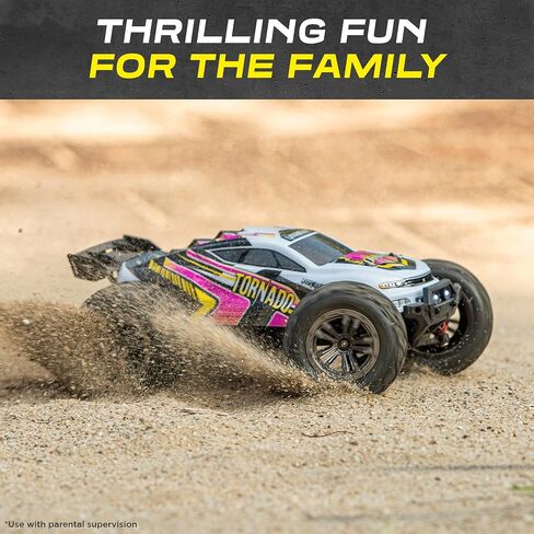 LAEGENDARY 1:12 Scale Large RC Cars 48+ kmh Speed - Remote Control Car 4x4 Off Road Monster Truck Electric - All Terrain Waterproof Trucks for Adults - 2 Batteries + Connector for 30+ Min Play in Saudi Arabia