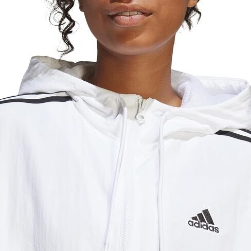 adidas Women's Essentials 3-Stripes Woven Windbreaker in Saudi Arabia