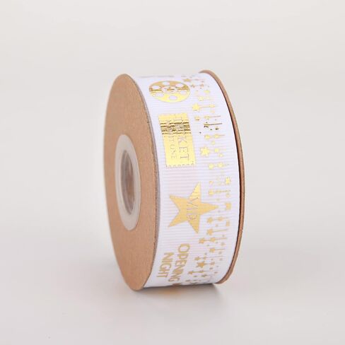 20 Yards Filmstrip Ribbons Black and White Filmstrip Decorating Material Party Accessory 5/8 Inch Movie Reel Ribbon for Party Decorations Gift Wrapping Wreaths Crafts(filmstrip) in Saudi Arabia