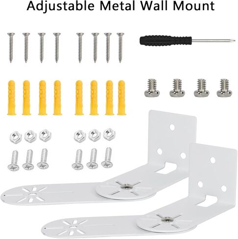 حامل كاميرا خارجي متوافق مع Blink Mini 2، Blink Mini، Blink Outdoor 4th، 3rd Gen، 2 حامل زاوية معدني للكاميرا، تغطية 300 درجة على جانبي المنزل، تقليل البقع العمياء in Kuwait