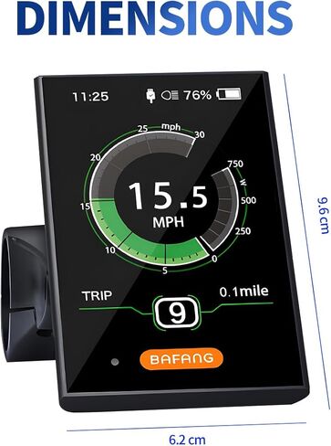 BAFANG LCD C965 TFT 850C 750C C18 Color Screen Display Meter Control Panel Compatible with Electric Bicycle BBS01B BBS02 BBSHD Mid Drive in Kuwait