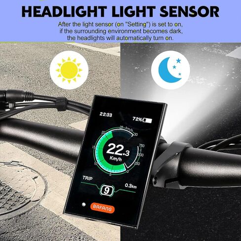 BAFANG LCD C965 TFT 850C 750C C18 Color Screen Display Meter Control Panel Compatible with Electric Bicycle BBS01B BBS02 BBSHD Mid Drive in Kuwait