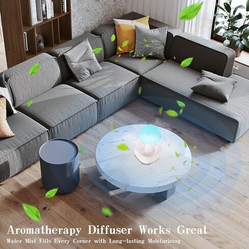 مرطبات لغرفة النوم، موزع مرطب غيوم المطر من غلومي، ضوء ليلي ممطر مع 7 ألوان متغيرة، مصابيح مظلة مرطبات الأطفال من أجل مزاج مريح للنوم، بجانب السرير باللون الأبيض in Kuwait