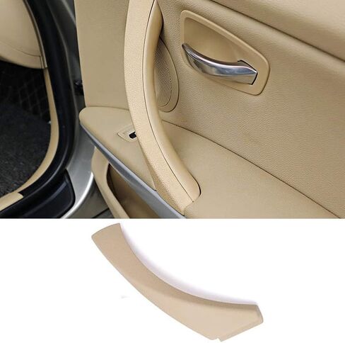 TTCR-II متوافق مع غطاء مقبض الباب BMW 3 Series 2006-2012، نصف جزء 1 قطعة لاستبدال مقبض سحب الباب E90 E91 يناسب 323 325 328 330 335 سيدان وجولة (بيج، أمامي يمين/خلفي) in Kuwait
