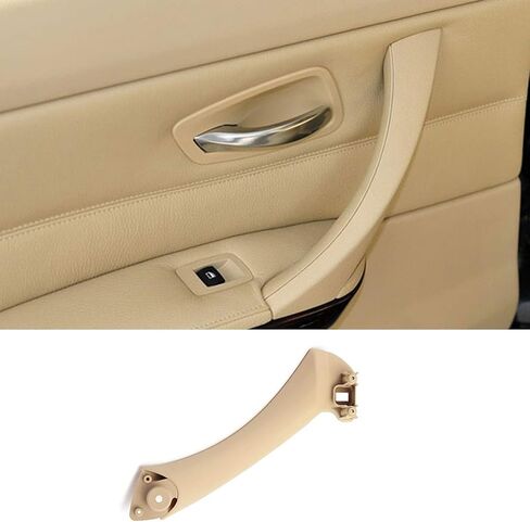TTCR-II متوافق مع غطاء مقبض الباب BMW 3 Series 2006-2012، نصف جزء 1 قطعة لاستبدال مقبض سحب الباب E90 E91 يناسب 323 325 328 330 335 سيدان وجولة (بيج، أمامي يمين/خلفي) in Kuwait