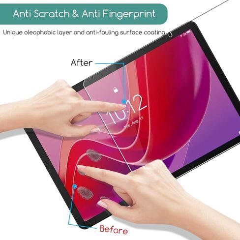 عبوة من قطعتين من KEANBOLL مصممة لجهاز Lenovo Tab M11 (إصدار 11 بوصة، إصدار 2024)، درع زجاجي مقوى فائق الوضوح وصلابة 9H مضاد للخدش، خالٍ من الفقاعات in Saudi Arabia
