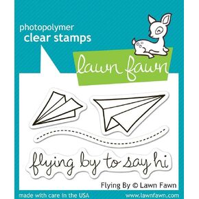Flying by Clear Stamp Set (Lawn Fawn)