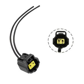 HYAT 158-0421 Harness Connector Pigtail for Coolant Temperature Sensor, S-816 Repair Electrical Connector Compatible with Toyota Replacement for Ford F-250 Super Duty