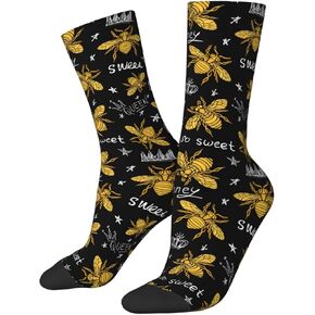 Funny Novelty Socks For Men Women, Cute Print Casual Crew Sock Gifts
