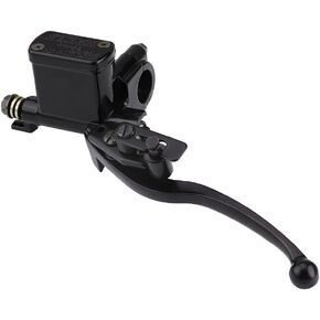 Keenso 1 Pair 7/8"(22mm) Universal Motorcycle Handlebar Master Cylinder Levers Front Left Brake Clutch Master Cylinder Reservoir Lever Pump for 50cc 110cc 150cc Quad Bike ATV