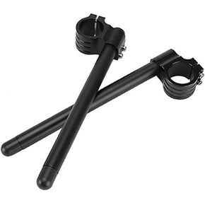 Fork Clip-ons Handle Bars CNC Riser Regular Handlebar for 1969-1982 Suzuki Yamaha (31mm)