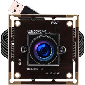 ELP 1.3megapixel Low Illumination USB Camera Module with 2.8mm Lens for Computer 0.01lux Day Night Vision Mini UVC USB2.0 Video Webcam Board 960P Embedded PC Camera for for Computer, Laptop