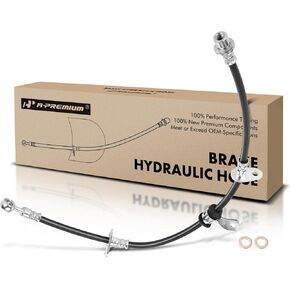 A-Premium Front Passenger Brake Hydraulic Hose Compatible with Select Chevy, GMC and Isuzu Models - Civic 1995 1.5L 1.6l, Civic del Sol 1994-1997 1.6L, Integra 1994-2001 1.8L - Replace# 01464SR3N03