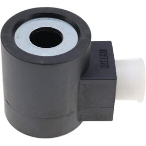 ZTUOAUMA 12V 5/8" Hole Solenoid Valve Coil 6356012 3-Prong DIN Connector Compatible with HydraForce Stems 10 12 16 38 58 Series