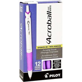 Pilot Acroball PureWhite Retractable Ballpoint