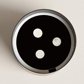 3 Wick Candle Dust Covers |100pcs Preprinted Black Pull Tab Lid for Candle or Craft Fragrance Candles Decoration | Candle Topper Protection Accessories (3.5in/8.89cm