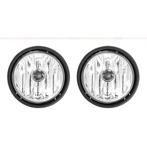 INIONE Fog Light Assembly With Clear Lens For Freightliner Columbia, White, YO-8870-W